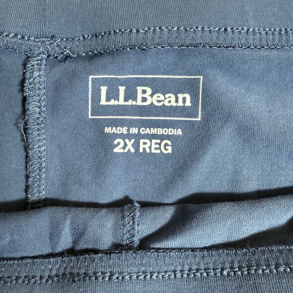L.L. Bean Blue Ankle Pants - Picture 3 of 6